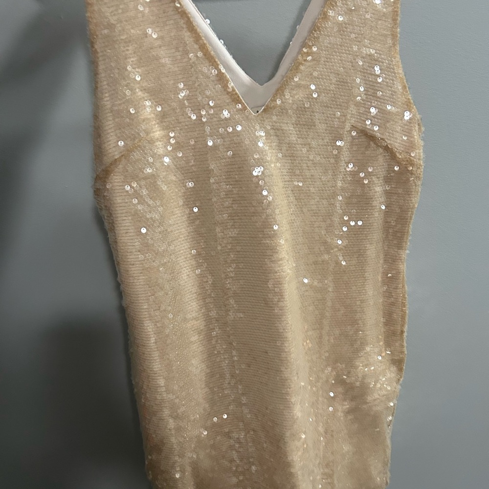 Target Gold Sequin Mini Dress